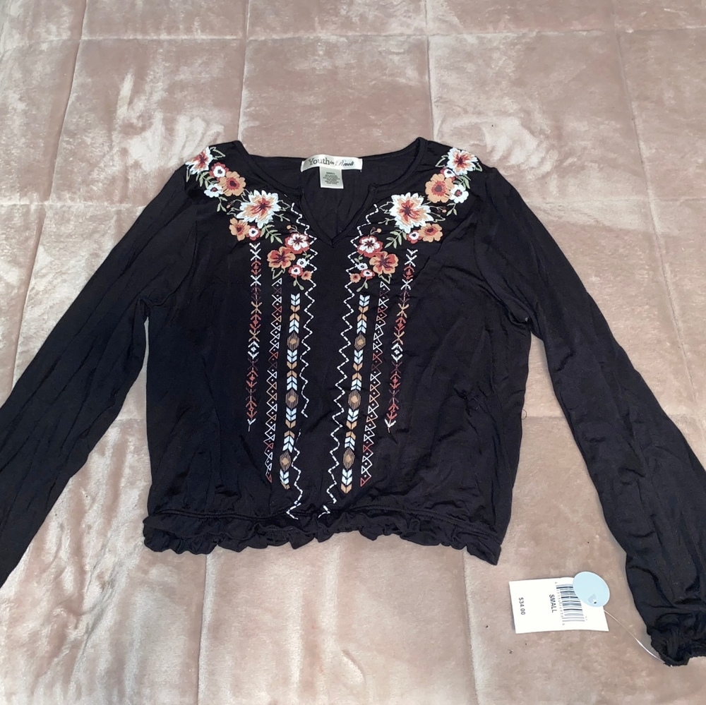 Black long sleeve shirt